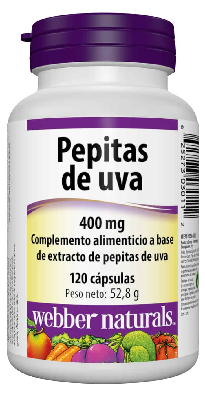 Pepitas de uva 400 mg