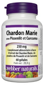 Chardon Marie avec Pissenlit et Curcuma 250 mg